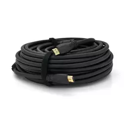Кабель Ritar PL-HD347 HDMI-HDMI 19+1, Ultra HD 4Kx2K, 2160P, 20.0m, v2,0, OD-8.5mm, з фільтром, круглий Black, конектор Gold, Пакет, Q20 Кабель Ritar PL-HD347 HDMI-HDMI 19+1, Ultra HD 4Kx2K, 2160P, 20.0m, v2,0, OD-8.5mm, з фільтром, круглий Black, конектор Gold, Пакет, Q20