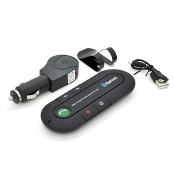 Bluetooth гарнітура для автомобіля LV-B08 Bluetooth 4.1, АЗУ, кабель micro-USB, держатель, Box