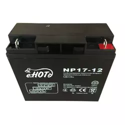 Акумуляторна батарея 12V 17Ah ENOT (181 х 76 х 167) Акумуляторна батарея 12V 17Ah ENOT (181 х 76 х 167)