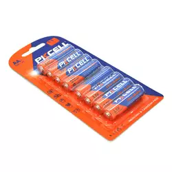 Батарейка лужна PKCELL 1.5V AA/LR6, 8 штук у блістері ціна за блістер, Q10 Батарейка лужна PKCELL 1.5V AA/LR6, 8 штук у блістері ціна за блістер, Q10