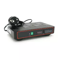 ДБЖ Green Wave ECO418Pro-18W для роутерів/комутаторів/PON/POE, 5/9/12/15/24V, (12000MAh), Black, BOX, Q20 ДБЖ Green Wave ECO418Pro-18W для роутерів/комутаторів/PON/POE, 5/9/12/15/24V, (12000MAh), Black, BOX, Q20