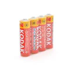 Батарейка сольова KODAK Super Heavy Duty R6, АА, 4шт в shriink, ціна за shrink Батарейка сольова KODAK Super Heavy Duty R6, АА, 4шт в shriink, ціна за shrink