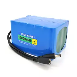 Акумуляторна батарея літієва QiSuo 24V 15A з елементами Li-ion 18650, DC5.5x2.1, (119x94x67mm) Акумуляторна батарея літієва QiSuo 24V 15A з елементами Li-ion 18650, DC5.5x2.1, (119x94x67mm)