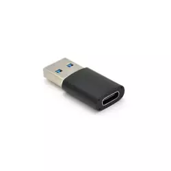 Перехідник VEGGIEG TC-106 USB3.0(M) => Type-C(F), Black, Пакет Перехідник VEGGIEG TC-106 USB3.0(M) => Type-C(F), Black, Пакет
