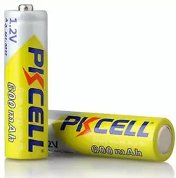 Акумулятор PKCELL 1.2V AA 600mAh NiMH Rechargeable Battery, 2 штуки у блістері ціна за блістер, Q Акумулятор PKCELL 1.2V AA 600mAh NiMH Rechargeable Battery, 2 штуки у блістері ціна за блістер, Q