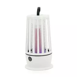 Лампа-знищувач комарів та мух Thunderbolt KY-005W, охоплення 360°, акб 1600mAh, UV-лампа 365нм, біла, 135*73мм Лампа-знищувач комарів та мух Thunderbolt KY-005W, охоплення 360°, акб 1600mAh, UV-лампа 365нм, біла, 135*73мм