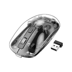 Миша бездротова HOCO GM29, 1600DPI, 2.4GHZ, Black/Transparet, Blister Миша бездротова HOCO GM29, 1600DPI, 2.4GHZ, Black/Transparet, Blister