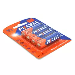 Батарейка лужна PKCELL 1.5V AA/LR6, 4 штуки у блістері ціна за блістер, Q12 Батарейка лужна PKCELL 1.5V AA/LR6, 4 штуки у блістері ціна за блістер, Q12
