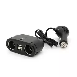 АЗУ розгалужувач Olesson 1675, 12V-2*12V+2*USB, Black, Blister АЗУ розгалужувач Olesson 1675, 12V-2*12V+2*USB, Black, Blister