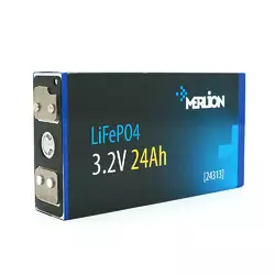 Осередок Merlion 3.2V 24AH для збирання LiFePo4 акумуляторів, (70х27х134) мм, Q18 Осередок Merlion 3.2V 24AH для збирання LiFePo4 акумуляторів, (70х27х134) мм, Q18