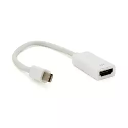 Конвертер mini Display Port (тато) на HDMI(мама) 10cm, White, 4K/2K, Пакет Конвертер mini Display Port (тато) на HDMI(мама) 10cm, White, 4K/2K, Пакет