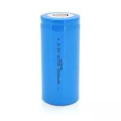 Літій-залізо-фосфатний акумулятор 32700 Lifepo4 Vipow IFR32700 FlatTop, 6000mAh, 3.2V, Blue Q50/500 Літій-залізо-фосфатний акумулятор 32700 Lifepo4 Vipow IFR32700 FlatTop, 6000mAh, 3.2V, Blue Q50/500
