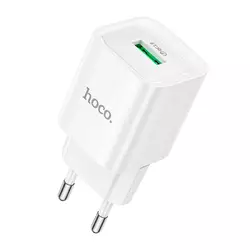 СЗУ 110-240V HOCO C145A 1xUSB, 18W, White, Blister СЗУ 110-240V HOCO C145A 1xUSB, 18W, White, Blister