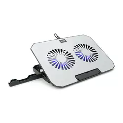 Підставка під ноутбук XSTRIKE XS-22, 10-17", 2*140mm 1200±10% RPM, корпус пластик+алюміній, 2xUSB 2.0, 357x262x30mm, RGB, Box Q20 Підставка під ноутбук XSTRIKE XS-22, 10-17", 2*140mm 1200±10% RPM, корпус пластик+алюміній, 2xUSB 2.0, 357x262x30mm, RGB, Box Q20