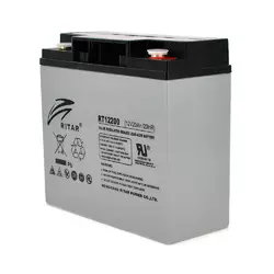 Акумуляторна батарея AGM RITAR RT12200, Gray Case, 12V 20.0Ah ( 181 х 77 х 167 ) Q4 Акумуляторна батарея AGM RITAR RT12200, Gray Case, 12V 20.0Ah ( 181 х 77 х 167 ) Q4