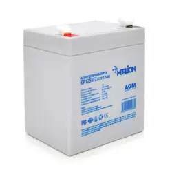 Акумуляторна батарея MERLION AGM GP1255F2, 12V 5,5Ah  ( 90 х 70 х 100 (105) ) Q10 Акумуляторна батарея MERLION AGM GP1255F2, 12V 5,5Ah  ( 90 х 70 х 100 (105) ) Q10