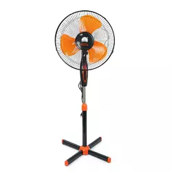 Вентилятор підлоговий YT41905, 16″, 100W, ціна за ящик (2шт), 3 режими, 220V, Black/Orange, Box Вентилятор підлоговий YT41905, 16″, 100W, ціна за ящик (2шт), 3 режими, 220V, Black/Orange, Box
