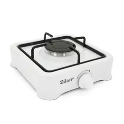 Газова плита Zilan ZLN0018, 1 комфорка, White Газова плита Zilan ZLN0018, 1 комфорка, White