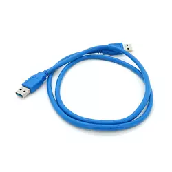 Дата кабель USB 3.0 AM/AM 1,5м, Blue Дата кабель USB 3.0 AM/AM 1,5м, Blue