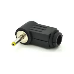 Перехідник DC 2.5x0.7mm (тато) під пайку, штекер 90° Перехідник DC 2.5x0.7mm (тато) під пайку, штекер 90°