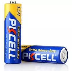 Батарейка сольова PKCELL 1.5V AA/R6, 2 штуки shrink ціна за shrink, Q20/360 Батарейка сольова PKCELL 1.5V AA/R6, 2 штуки shrink ціна за shrink, Q20/360