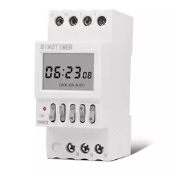 Реле часу Sinotimer TM623, на DIN-рейку, РК-екран, програмований, 16А, 220V, 82х68х35мм Реле часу Sinotimer TM623, на DIN-рейку, РК-екран, програмований, 16А, 220V, 82х68х35мм