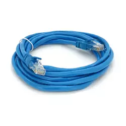 Патч-корд литий RITAR, UTP, RJ45, Cat.6, 2m, синій, Cu (мідь) Патч-корд литий RITAR, UTP, RJ45, Cat.6, 2m, синій, Cu (мідь)