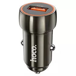 Набір АЗУ 12-24V HOCO Z46 + кабель Type-C, 1xUSB, 18W, кабель 1м, Black, Box Набір АЗУ 12-24V HOCO Z46 + кабель Type-C, 1xUSB, 18W, кабель 1м, Black, Box