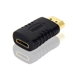 Перехідник mini HDMI (мама) -HDMI (тато)