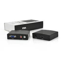 Активний конвертер HDMI (input) на VGA(output)  + Audio Adapter, Black, 4K / 2K, Пакет Активний конвертер HDMI (input) на VGA(output)  + Audio Adapter, Black, 4K / 2K, Пакет