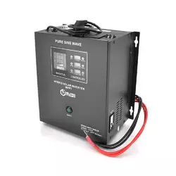 Гібридний інвертор Europower RTSWm-MPPT-1000LCD, 700W, 12V, струм заряду 10A, 140-275V, MPPT (20/40А, 15-75Vdc) Гібридний інвертор Europower RTSWm-MPPT-1000LCD, 700W, 12V, струм заряду 10A, 140-275V, MPPT (20/40А, 15-75Vdc)