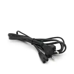 Кабель живлення 1.8m, 0.5mm, PC-184/2 CEE7 / 16-C7 2 pin (для побутової техніки), Black, OEM Q600 Кабель живлення 1.8m, 0.5mm, PC-184/2 CEE7 / 16-C7 2 pin (для побутової техніки), Black, OEM Q600