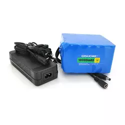 Акумуляторна батарея літієва QiSuo 24V 18A з елементами Li-ion 18650 + зарядний пристрій  25.2V3A, DC5.5x2.1, (120x110x67mm) Акумуляторна батарея літієва QiSuo 24V 18A з елементами Li-ion 18650 + зарядний пристрій  25.2V3A, DC5.5x2.1, (120x110x67mm)