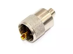 Роз'єм UHF Male під накрутку на кабель RG58/RG142/RG223/LMR-195/3D-FB/SYV50-3 ціна за 1 шт Роз'єм UHF Male під накрутку на кабель RG58/RG142/RG223/LMR-195/3D-FB/SYV50-3 ціна за 1 шт