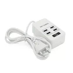 Мережевий фільтр ТВ-Т05, 4 USB, 1.5 м, перетин 3х0,5мм, 2.1А, White, Box Мережевий фільтр ТВ-Т05, 4 USB, 1.5 м, перетин 3х0,5мм, 2.1А, White, Box