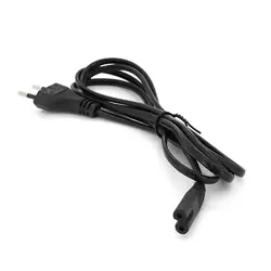 Кабель живлення 1.8m, 0.75mm, PC-184/2 CEE7/16-C7-1CM8155 2 pin (для побутової техніки), Black, OEM, МЕДЬ!!! Кабель живлення 1.8m, 0.75mm, PC-184/2 CEE7/16-C7-1CM8155 2 pin (для побутової техніки), Black, OEM, МЕДЬ!!!