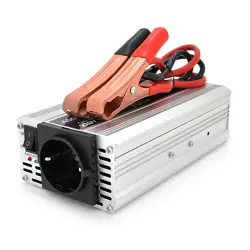 Інвертор напруги POWERMASTER, 24V/220V, 700W з модифікованою синусоїдою, 1 Shuko, клеми Інвертор напруги POWERMASTER, 24V/220V, 700W з модифікованою синусоїдою, 1 Shuko, клеми