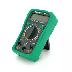 Мультиметр BAKKU BK-A830L Вимірювання: V, A, R (133*90*45) 0.2кг (118*70*30) Мультиметр BAKKU BK-A830L Вимірювання: V, A, R (133*90*45) 0.2кг (118*70*30)