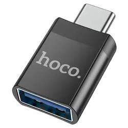 Перехідник HOCO UA17 USB3.0(F) => Type-C(M), Black, Blister Перехідник HOCO UA17 USB3.0(F) => Type-C(M), Black, Blister