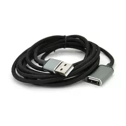 Подовжувач VEGGIEG UF2-2, USB 2.0 AM/AF, 2,0m, Black, Пакет Подовжувач VEGGIEG UF2-2, USB 2.0 AM/AF, 2,0m, Black, Пакет