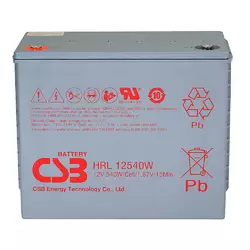Акумуляторна батарея CSB HRL12540W, 12V 130Ah (343х170х274мм) Акумуляторна батарея CSB HRL12540W, 12V 130Ah (343х170х274мм)