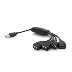 Хаб USB 2.0 4 порти (гідра), Blister Q250
