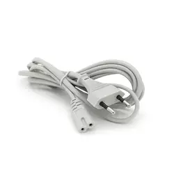 Кабель живлення 1.8m, 0.75mm, PC-184/2 CEE7/16-C7 2 pin (для побутової техніки), Gray, OEM Q500 Кабель живлення 1.8m, 0.75mm, PC-184/2 CEE7/16-C7 2 pin (для побутової техніки), Gray, OEM Q500