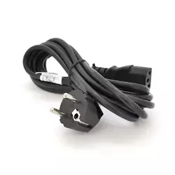 Кабель живлення Ritar PC-186 CEE7/17-C13, 3.0m, 0.75mm, 3 pin (евровилка), Black, OEM, МЕДЬ!!!! Кабель живлення Ritar PC-186 CEE7/17-C13, 3.0m, 0.75mm, 3 pin (евровилка), Black, OEM, МЕДЬ!!!!