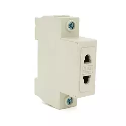 Модульна розетка Chenf Universal на DIN-рейку, 250V/10-16A, Box Модульна розетка Chenf Universal на DIN-рейку, 250V/10-16A, Box