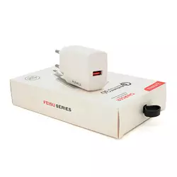 СЗУ AC100-240V iKAKU KSC-178 FEISU QC3.0, White, Box СЗУ AC100-240V iKAKU KSC-178 FEISU QC3.0, White, Box