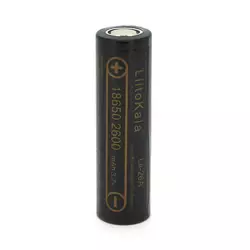 Акумулятор 18650 Li-Ion LiitoKala Lii-26A, 2600mah (2450-2650mah), 3.7V (2.75-4.2V), Black, PVC BOX Q2,  цiна за 1 шт Акумулятор 18650 Li-Ion LiitoKala Lii-26A, 2600mah (2450-2650mah), 3.7V (2.75-4.2V), Black, PVC BOX Q2,  цiна за 1 шт
