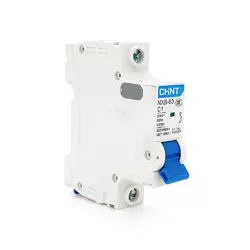 Автоматичний вимикач змінного струму  CHNT NXB-63 1P C1, 1A Автоматичний вимикач змінного струму  CHNT NXB-63 1P C1, 1A