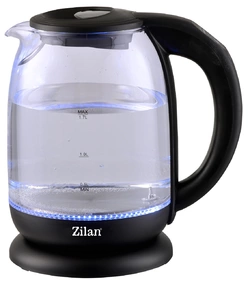 Електричний скляный чайник Zilan ZLN3956, 1850-2200W з підсвічуванням