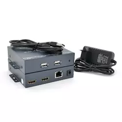 Одноканальний активний подовжувач HDMI сигналу по UTP кабелю. Дальність передачі: до 200 метрів, cat5e / cat6e 1080P / 3D. Управління через USB Одноканальний активний подовжувач HDMI сигналу по UTP кабелю. Дальність передачі: до 200 метрів, cat5e / cat6e 1080P / 3D. Управління через USB